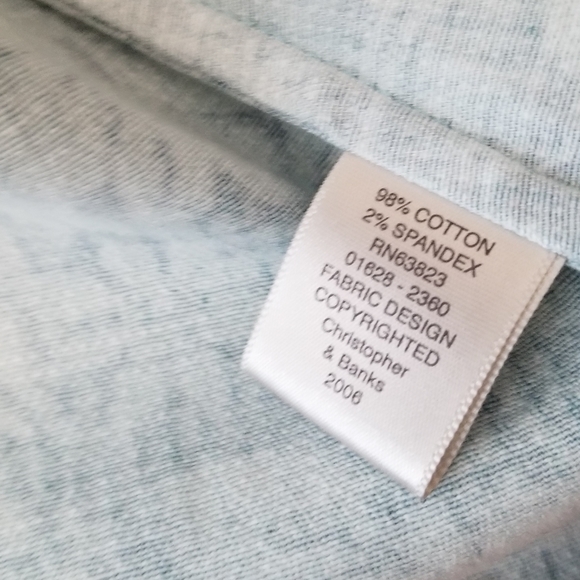 Zipper Stretchy jean jacket - Picture 3 of 5